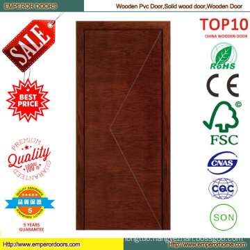 Modern Bathroom MDF PVC Wood Door